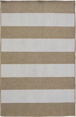 Qilim ESIN për dhomë dite ose jashtë, 230x160 cm, bezhë e çelët - bezhë e errët