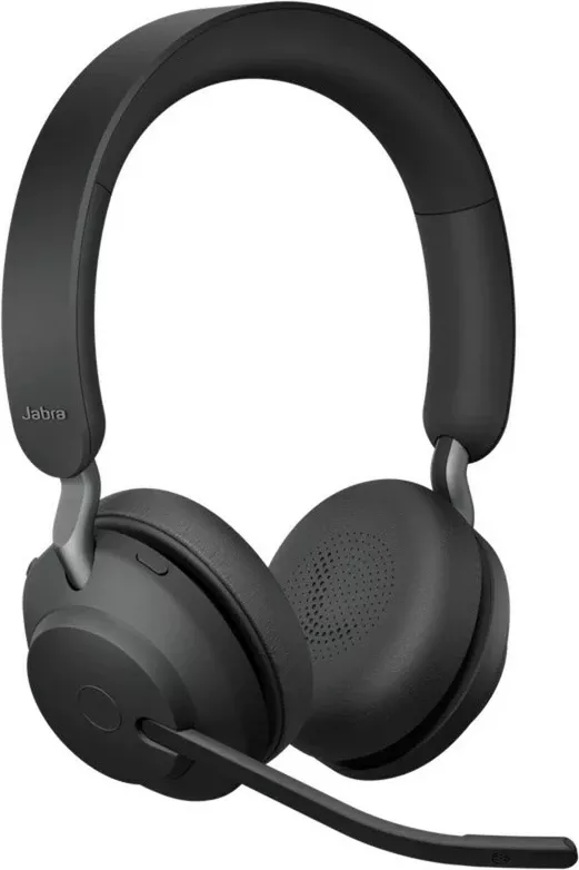 Kufje Jabra Evolve2 65 USB-C MS Stereo, Wireless, Office/Call center, 20 - 20000 Hz, 176.4 g, Black