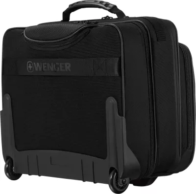 Çantë laptopi Wenger Legacy Black Series 15.6 inç me rrota, e zezë