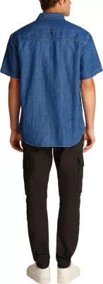 Këmishë me mëngë të gjata për meshkuj Calvin Klein Jeans REGULAR SS DENIM J30J327178, denim [Madhësia: L]