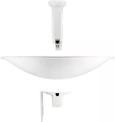 Bridge/repeater Ubiquiti PBE-M5-400, e bardhë
