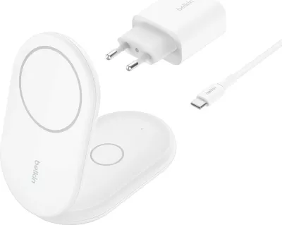 Karikues wireless Belkin BoostCharge, 15W, 1.5m, Bardhë