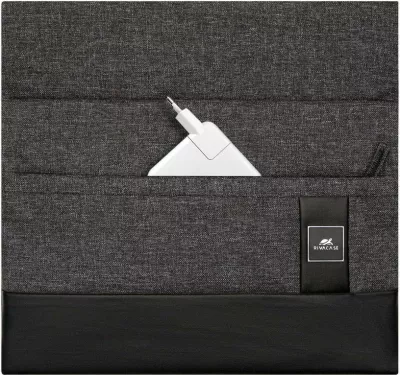 Mbështjellës RIVACASE Lantau 8802 për MacBook Pro 13.3", e zezë