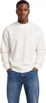 Duks për meshkuj Calvin Klein Jeans Interlock Crew J30J326134, i bardhë