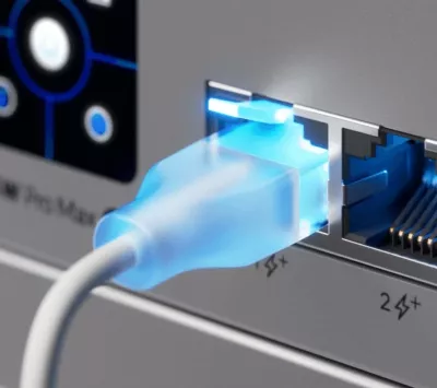 Kabllo rrjeti Ubiquiti UACC-Cable-Patch-EL-0.3M-W, 0.3m, e bardhë