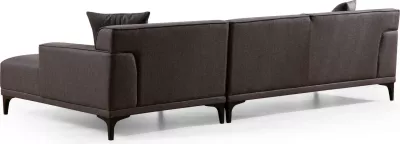 Këndare Petra R, ngjyrë antracit, Atelier del Sofa