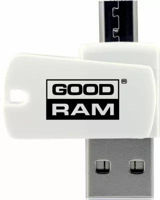 Kartë memorie GoodRam All in One microSDHC 16GB Class 10 UHS-I/U1, me adapter SD + lexues karte (M1A4-0160R12)
