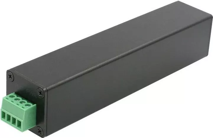 Konverter rrjeti ALLNET AF ALL-MC302v2P2WIRE-Set, PoE, me ngjyrë të zezë