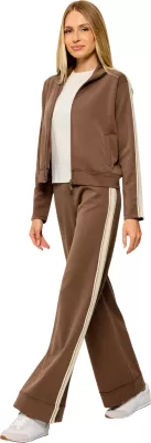 Pantallona sportive për femra Guess Merope Wide Leg V6YB04 K4279, kafe [Madhësia: L]