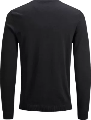 Xhemper për meshkuj Jack & Jones JJEBASIC Knit V-Neck NOOS, i zi [Madhësia: XS]