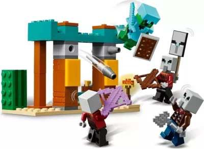 Set LEGO Minecraft 21267 The Illager Desert Patrol