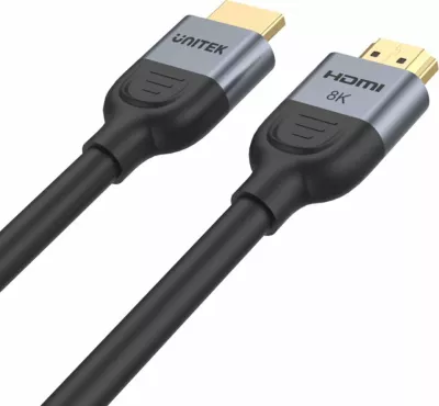 Kabllo HDMI Unitek C11086GY01-1.5M HDMI 2.1 8K 1.5m, e zezë