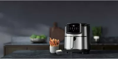 Furrë me ajër të nxehtë AEG AF6-1-4ST, 3.5 L, 1500 W, Inox, e zezë