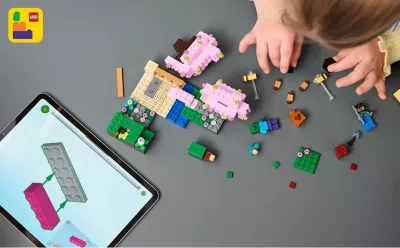 Set ndërtimi LEGO Minecraft 21260, 304 pjesë, multikolor