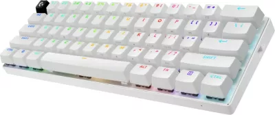 Tastierë gaming Logitech PRO X 60 TKL LIGHTSPEED, RGB, e bardhë