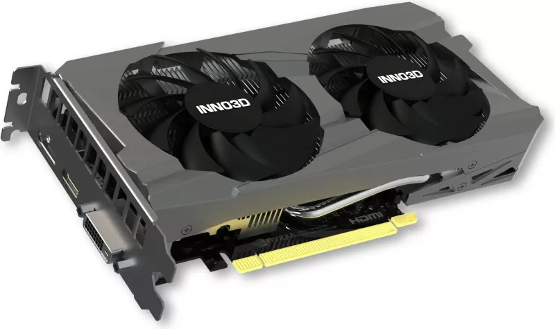 Kartelë grafike Inno3D GeForce RTX 3050 Twin X2, 8 GB, GDDR6, 128 bit, e bardhë