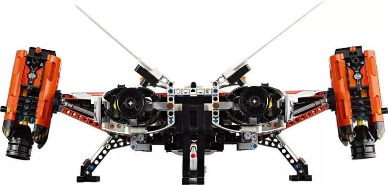 Set LEGO Technic 42181 VTOL Heavy Cargo Spaceship, për fëmijë 10+ vjeç, Bardhë dhe Portokalli