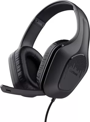 Kufje Trust GXT 415 Zirox Gaming, e zezë