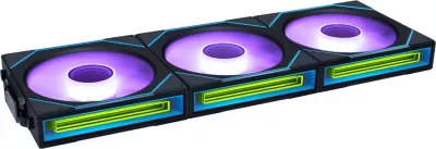 Ventilatorë PC Lian Li UNI FAN SL-INF120 ARGB Wireless Reverse Blade 120 mm 3-pack, zi