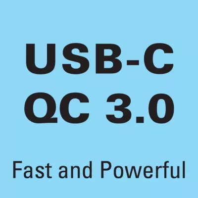 Powerbank Sandberg 420-58 10000 mAh USB-C PD 20W, i zi, set me kabllo USB-A në USB-C 30 cm