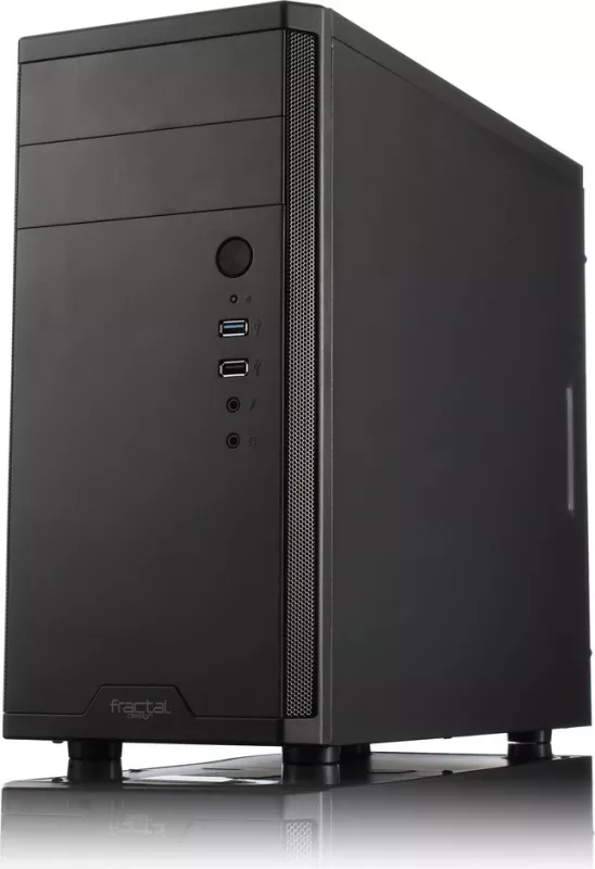 Kasë Fractal Design Core 1100, Mini Tower, micro ATX/Mini-ITX, e zezë