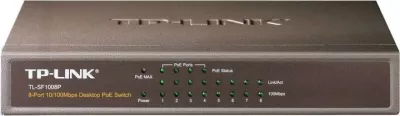 Switch TP-Link TL-SF1008P 8 porta 10/100Mbps PoE desktop