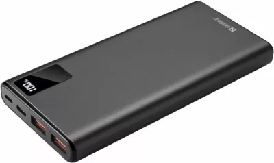 Powerbank Sandberg 420-58 10000 mAh USB-C PD 20W, i zi, set me kabllo USB-A në USB-C 30 cm