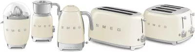 Ibrik elektrik SMEG KLF04CREU, 1.7L, 2400W, krem
