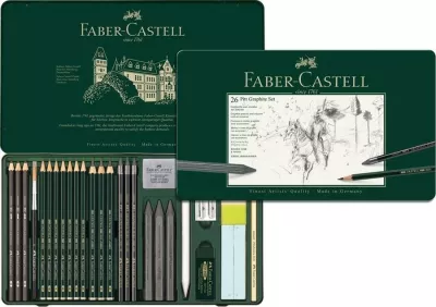 Set lapsa grafiti Faber-Castell 112974, 26 copë