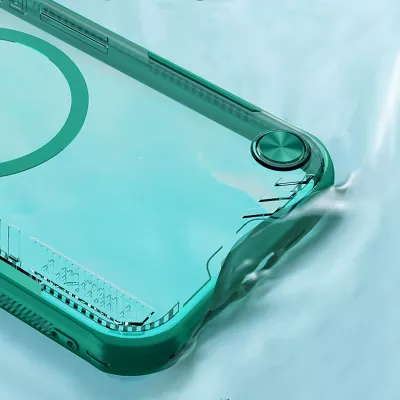 Mbështjellës Nillkin Iceblade Prop Magnetic për iPhone 16e, me kapak kamere dhe mbajtëse, Jeshil