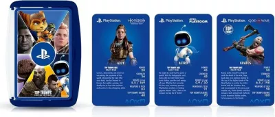 Lojë me letra Top Trumps Limited Edition PlayStation, set 30 karta, blu