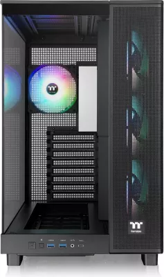 Kasë Thermaltake View 380 XL TG ARGB midi tower, xham i temperuar, e zezë