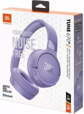 Kufje wireless over-ear JBL Tune 670NC, Bluetooth 5.3, ANC, 70h bateri, vjollcë