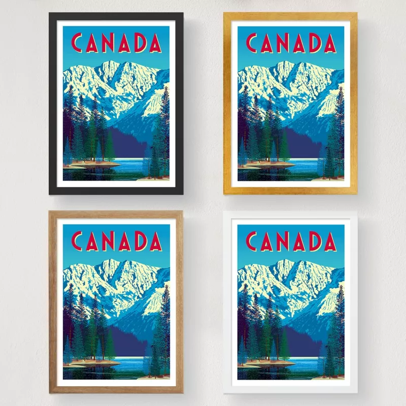 Poster A4, Kanada - 1976, shumëngjyrësh
