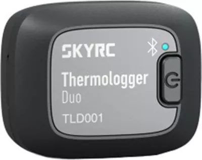 Termometër digjital SkyRC Thermologger Duo SK-500043 për modele RC, i zi