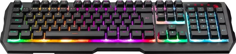 Set i lojërave A4-Tech Bloody B1700, tastierë + maus + mbështjellëse, me dritë RGB