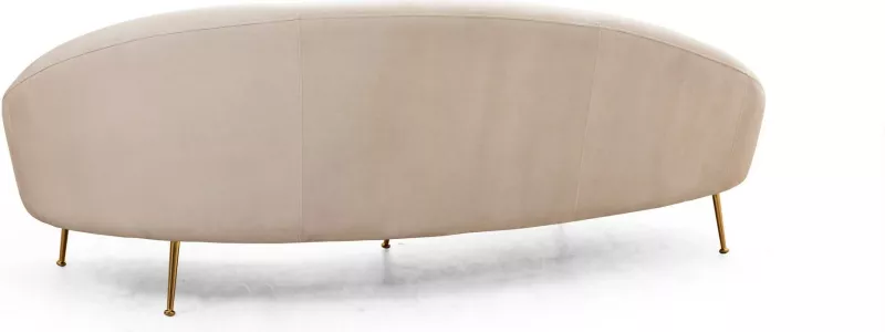 Divan treshe Atelier del Sofa, Eses Right, bezhë