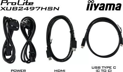 Monitor iiyama ProLite XUB2497HSN-W1, 23.8", Full HD, LED, Bardhë
