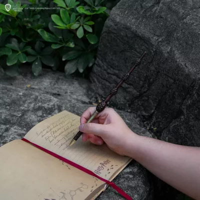 Stilolaps Cinereplicas Albus Dumbledore (Elder Wand) 24.8 cm, me mbajtëse + shenjues libri (unit box)