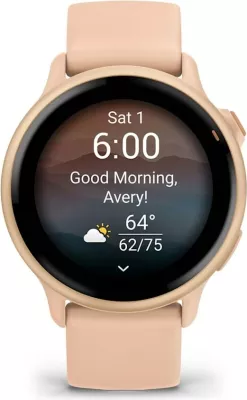 Smartwatch Garmin vívoactive 6, 42 mm, AMOLED, GPS, Rozë
