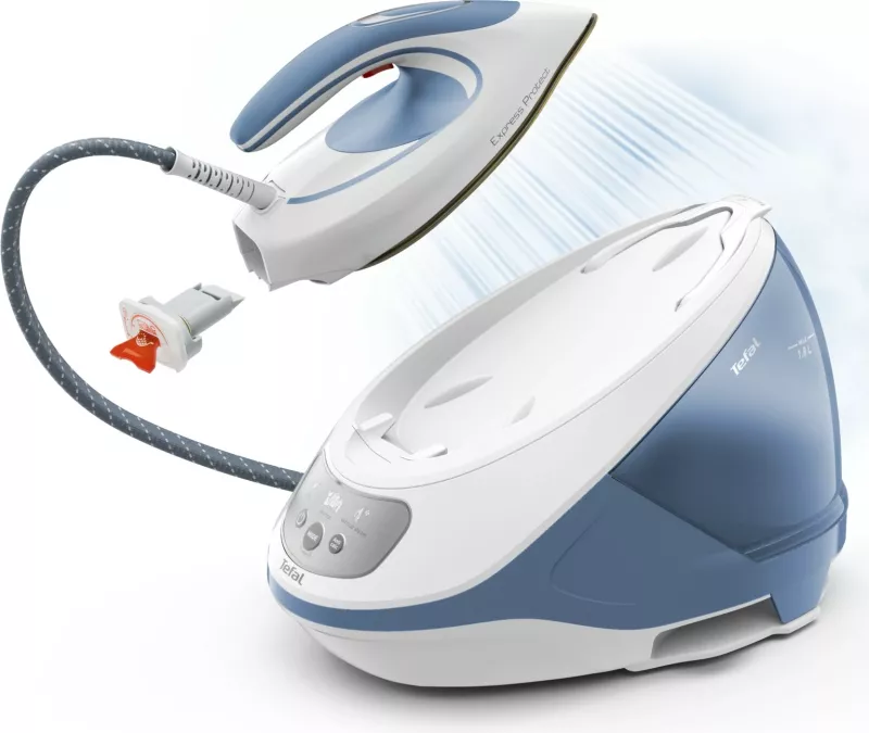 Hekur Tefal Express Protect SV9202, 2800 W, 1.8 L, Bardhë, Kaltër