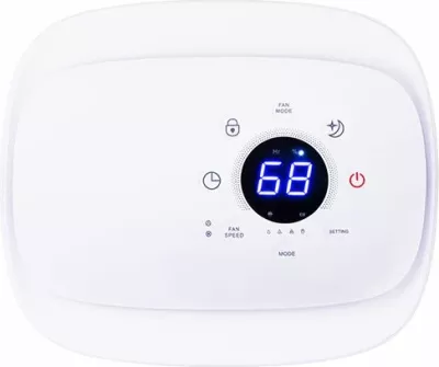 dehumidifikues ajri CAMRY CR7851 10L/24h, LCD, kompresor, rezervuar 2.2L, i bardhë