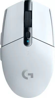 Maus Logitech G G305 LIGHTSPEED, Wireless, 12000 DPI, e bardhë