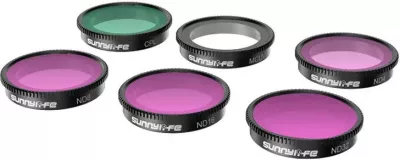 Set filtrash për kamera sportive Sunnylife IST-FI9317 për Insta360 GO 3/GO 2, 6 copë