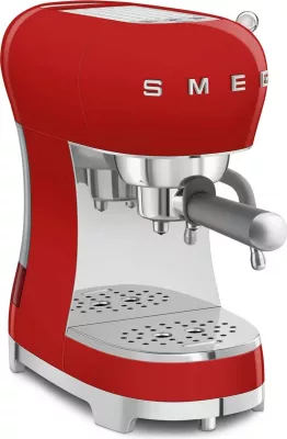 Aparat ekspresi SMEG ECF02RDEU, 1.1L, 15 bar, i kuq