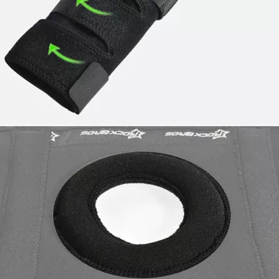 Mbrojtës gjuri Rockbros LF1106M, për sport, M, i zi