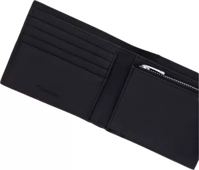 Portofol për meshkuj Calvin Klein XL Emblem AOP Emboss Billfold LV04D1175G, i zi
