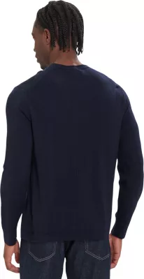 Xhemper për meshkuj Calvin Klein LS Merino Crew LV04LB305G, i kaltër i errët [Madhësia: S]