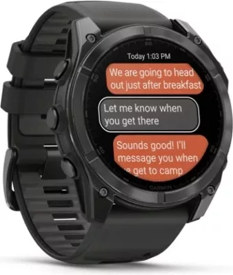Smartwatch Garmin Fenix 8, 51 mm, 32 GB, AMOLED, Titan, i zi