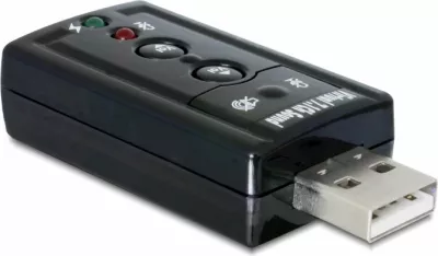 Adapter audio USB DeLOCK 63926, 7.1 kanale, 24 bit, i zi